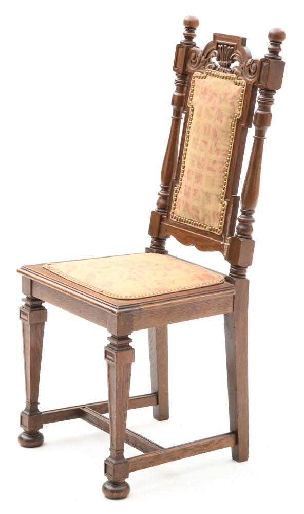 Set of Antique Oak Dining Chairs