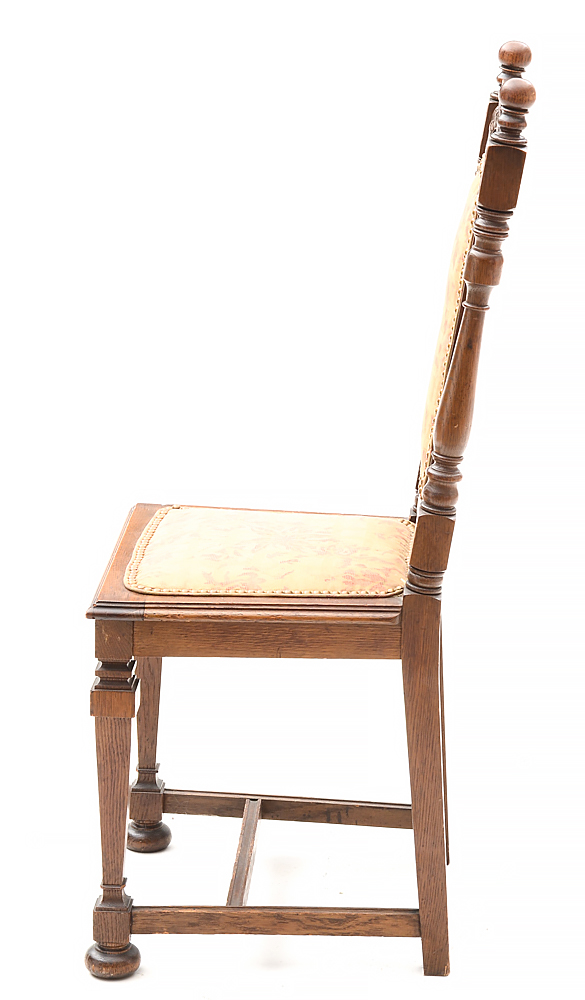 Set of Antique Oak Dining Chairs