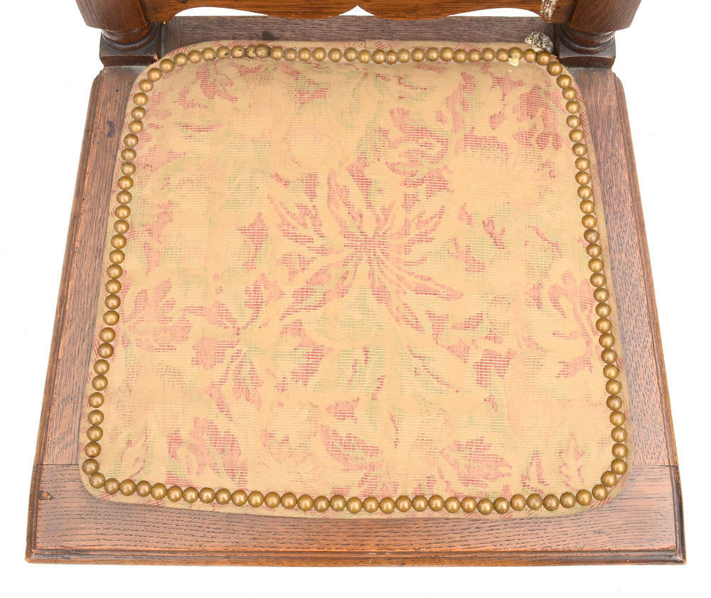 Set of Antique Oak Dining Chairs