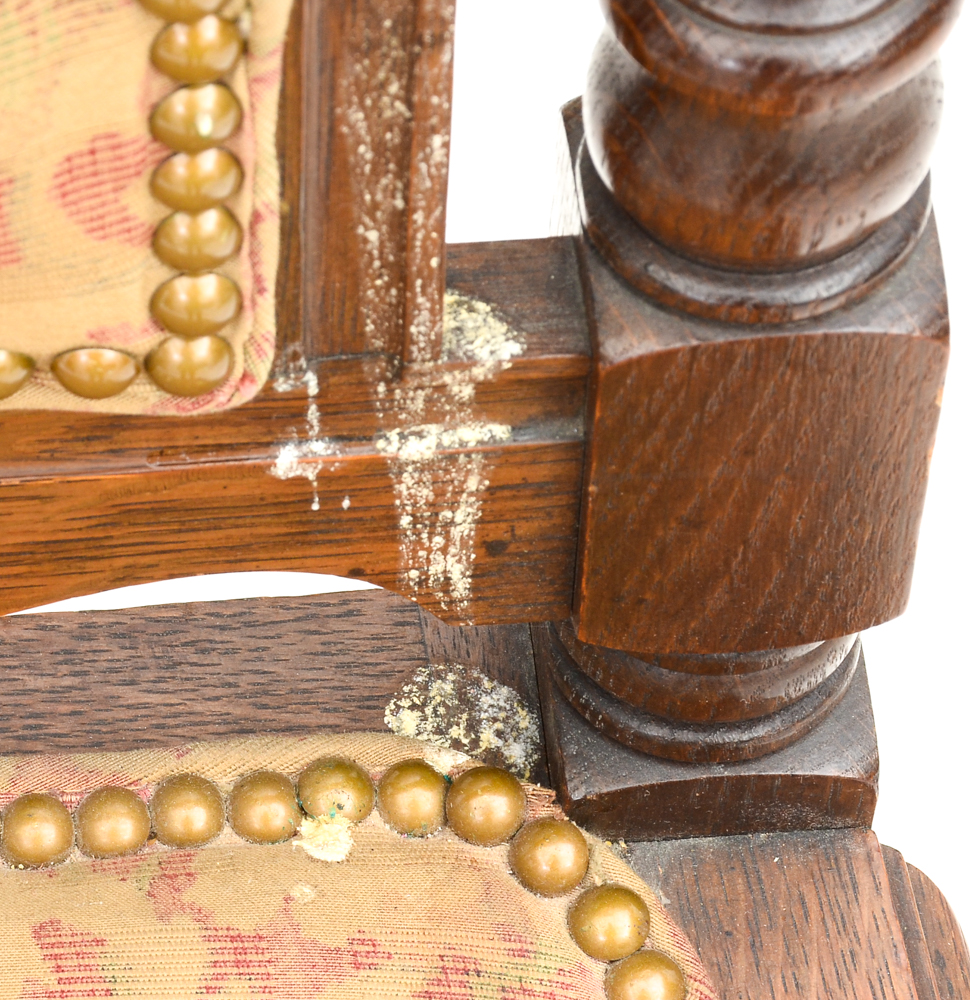 Set of Antique Oak Dining Chairs