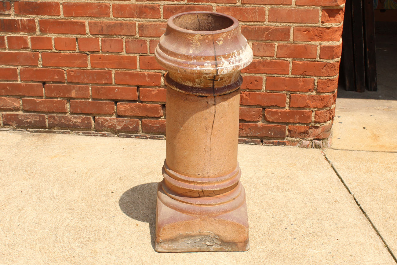 Antique Terra Cotta Chimney Top