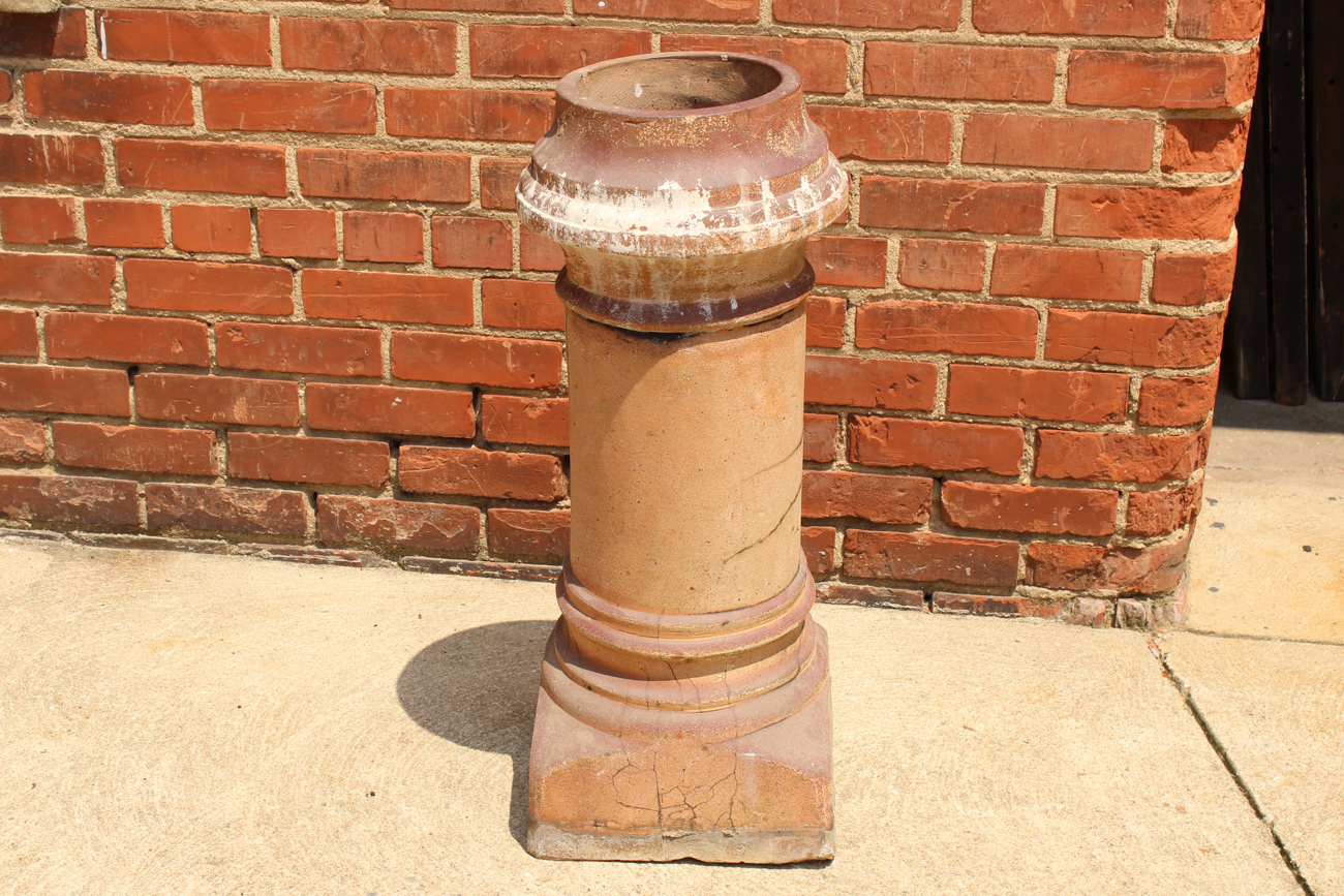 Antique Terra Cotta Chimney Top