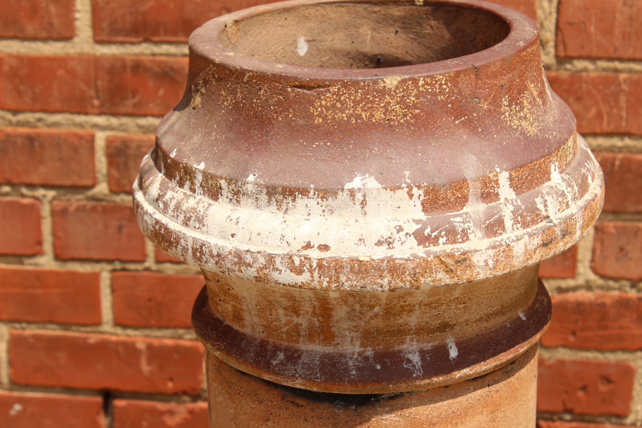 Antique Terra Cotta Chimney Top
