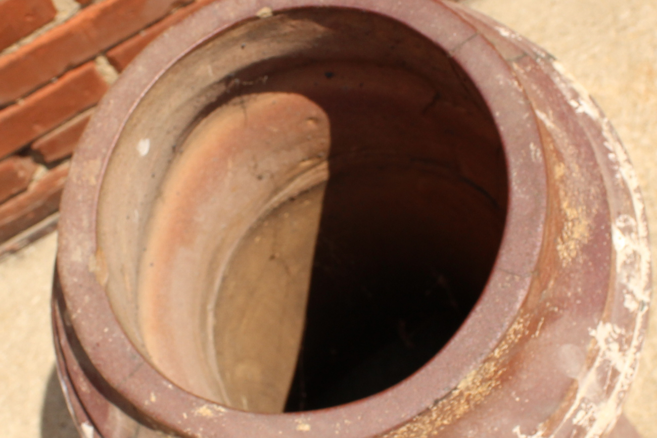 Antique Terra Cotta Chimney Top