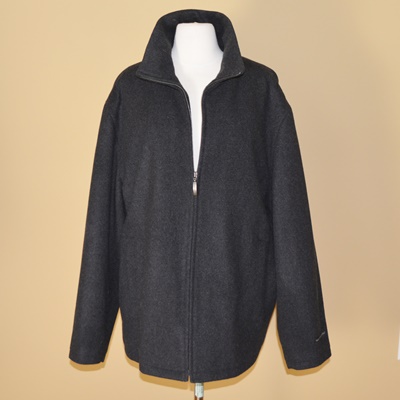 New Men's Claiborne Charcoal Coat