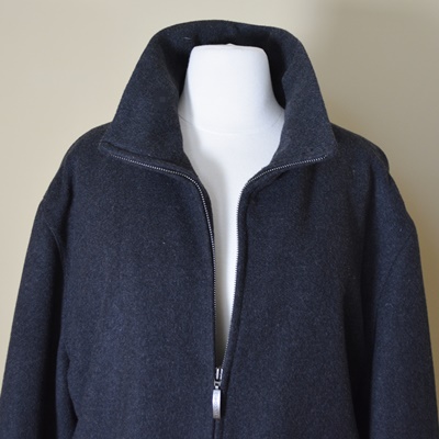 New Men's Claiborne Charcoal Coat