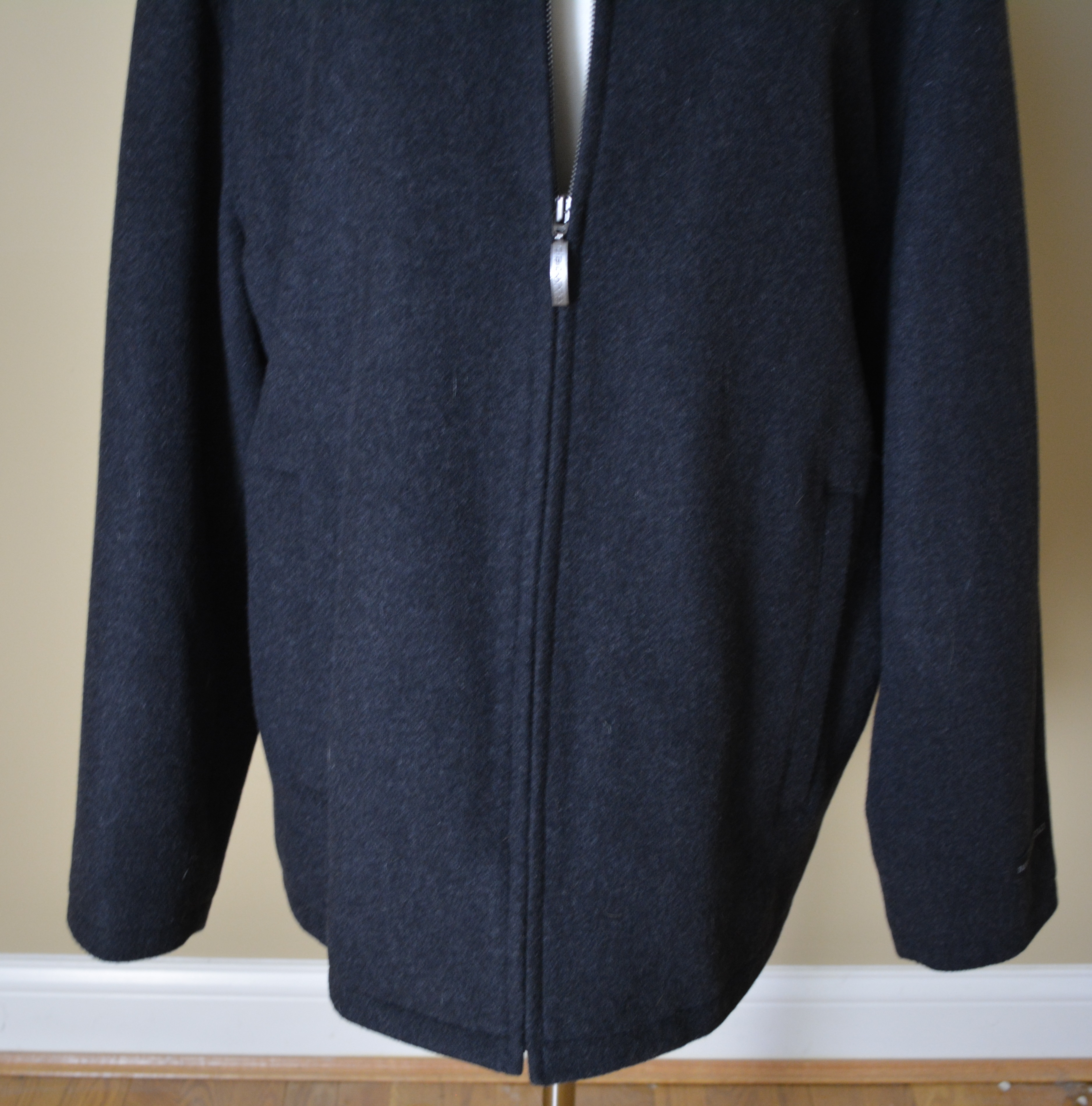 New Men's Claiborne Charcoal Coat