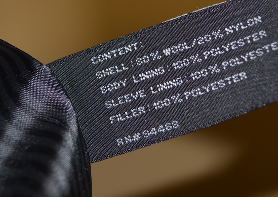 New Men's Claiborne Charcoal Coat