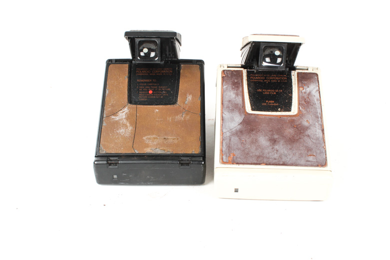 Pair of Vintage Polaroid SX-70 Cameras
