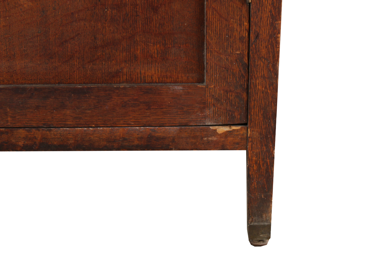 Early 20th Century Tiger Oak Wardrobe