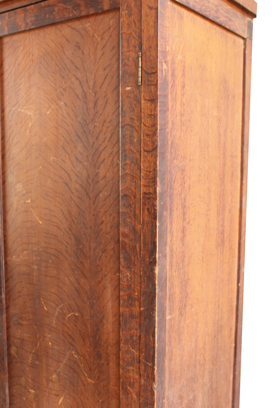 Early 20th Century Tiger Oak Wardrobe
