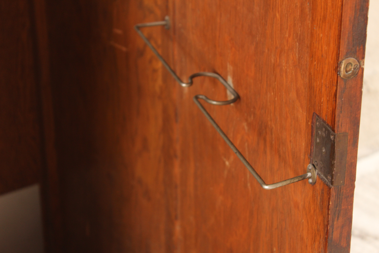 Early 20th Century Tiger Oak Wardrobe