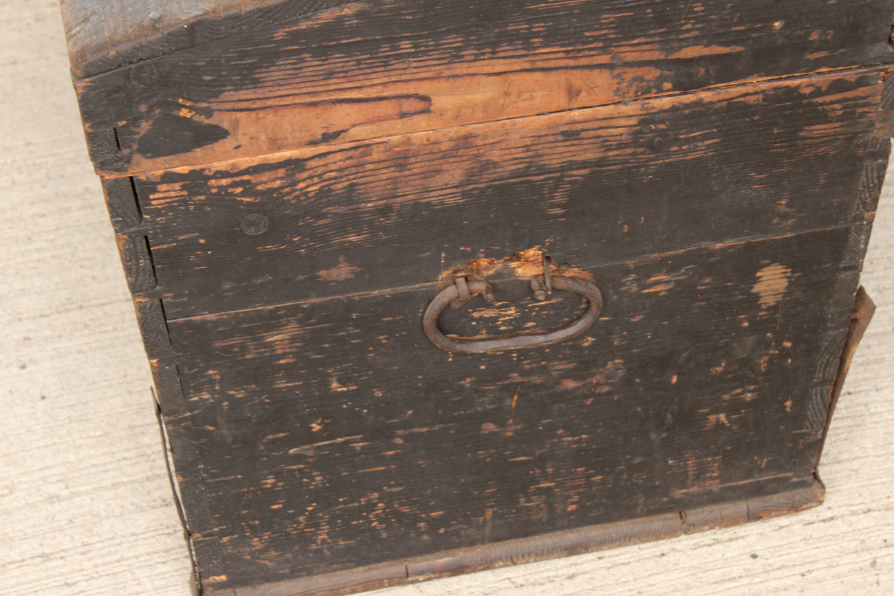 Antique Dome Top Immigrant  Chest