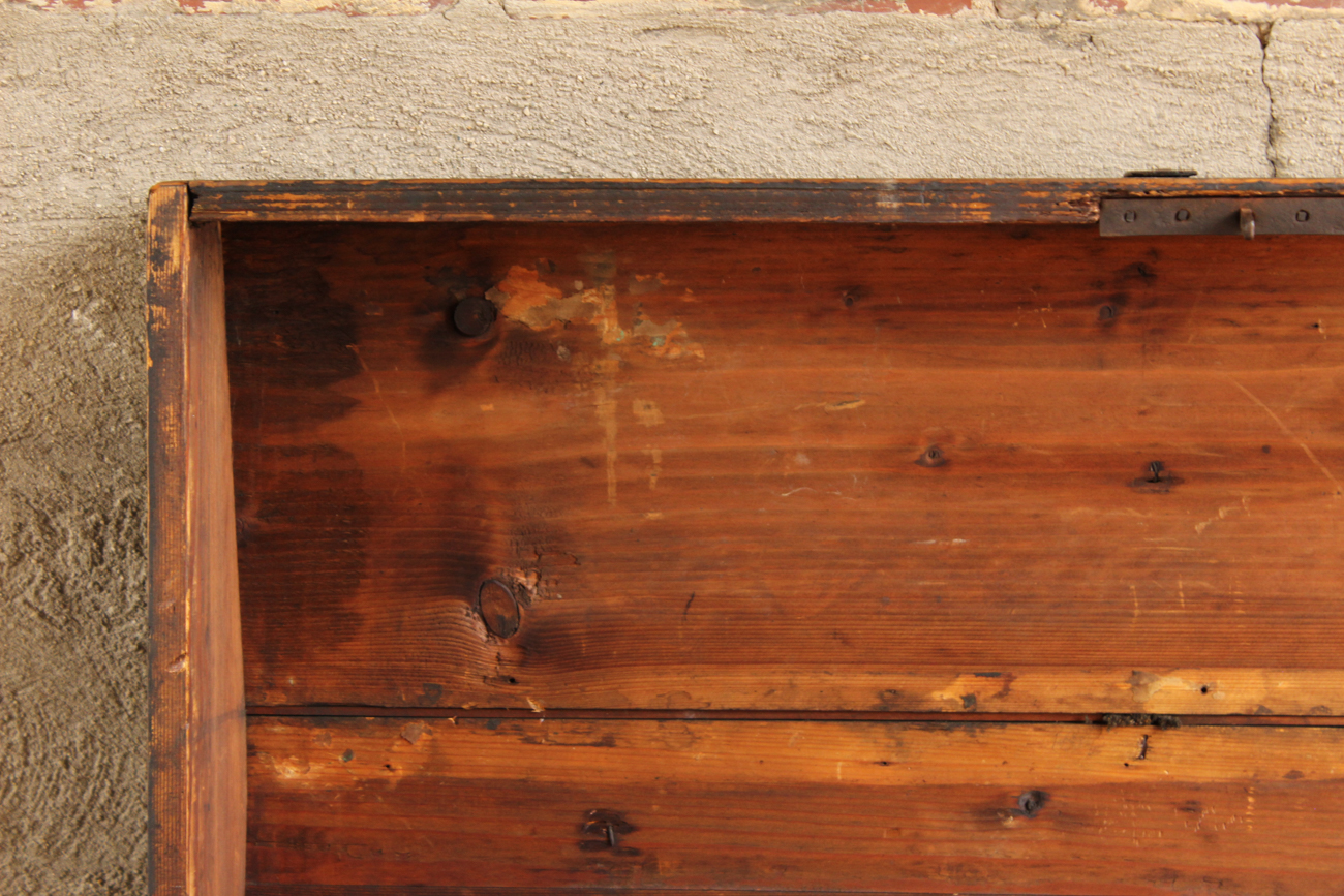Antique Dome Top Immigrant  Chest