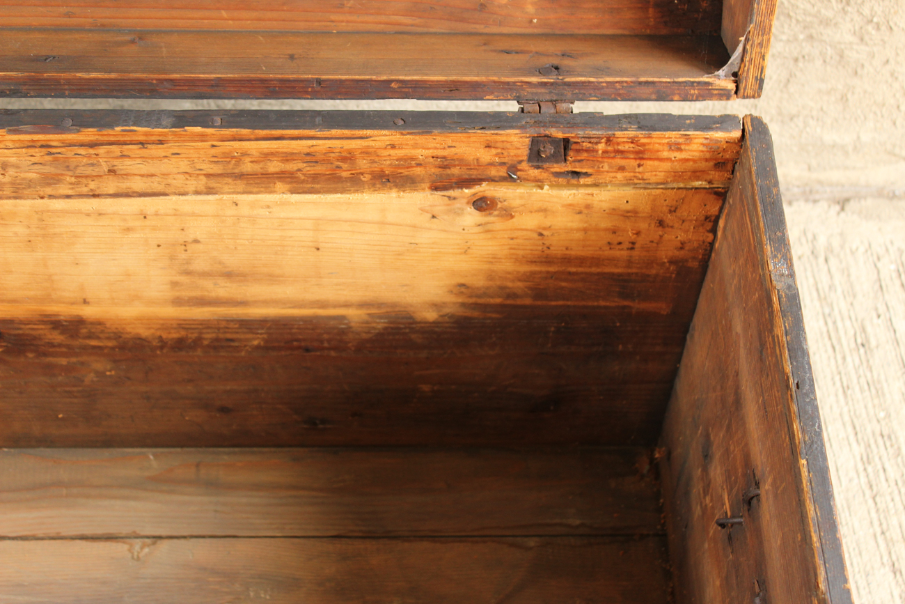Antique Dome Top Immigrant  Chest