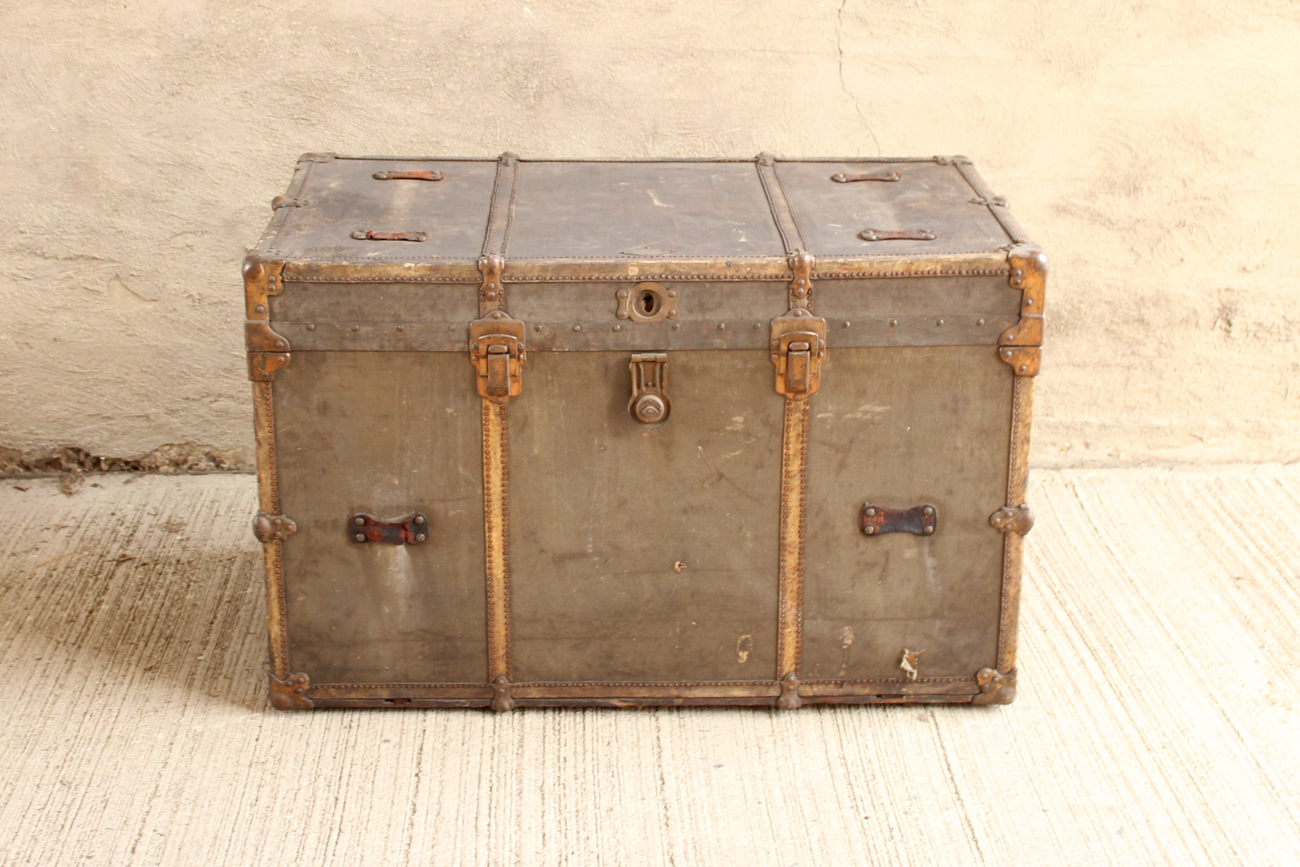 Antique Steamer Trunk by Henry Likly and Company