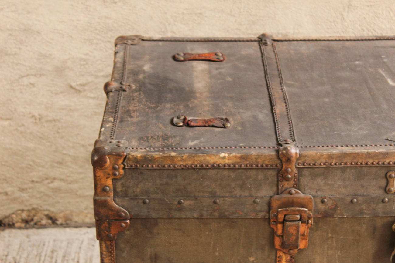 Antique Steamer Trunk by Henry Likly and Company