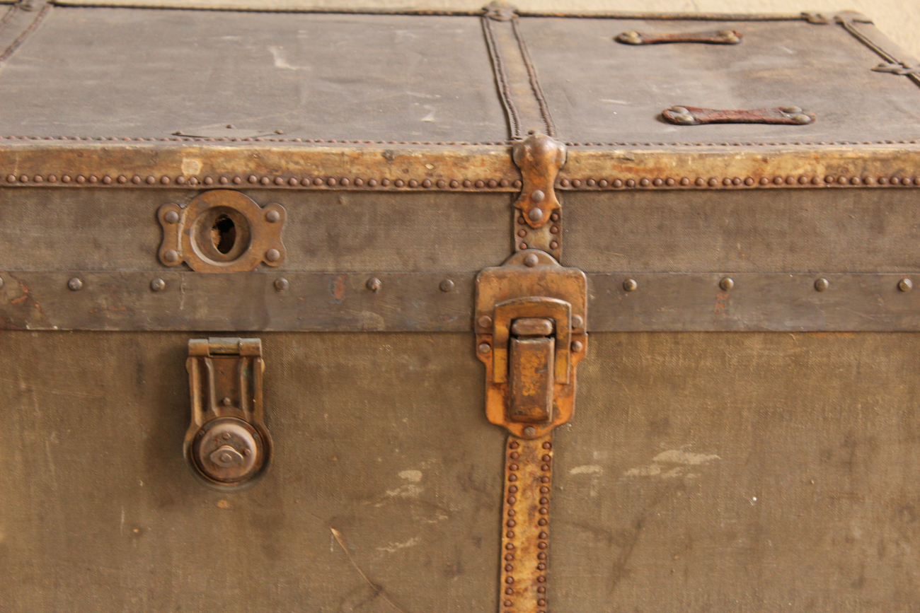 Antique Steamer Trunk by Henry Likly and Company
