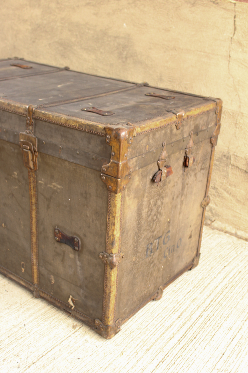 Antique Steamer Trunk by Henry Likly and Company