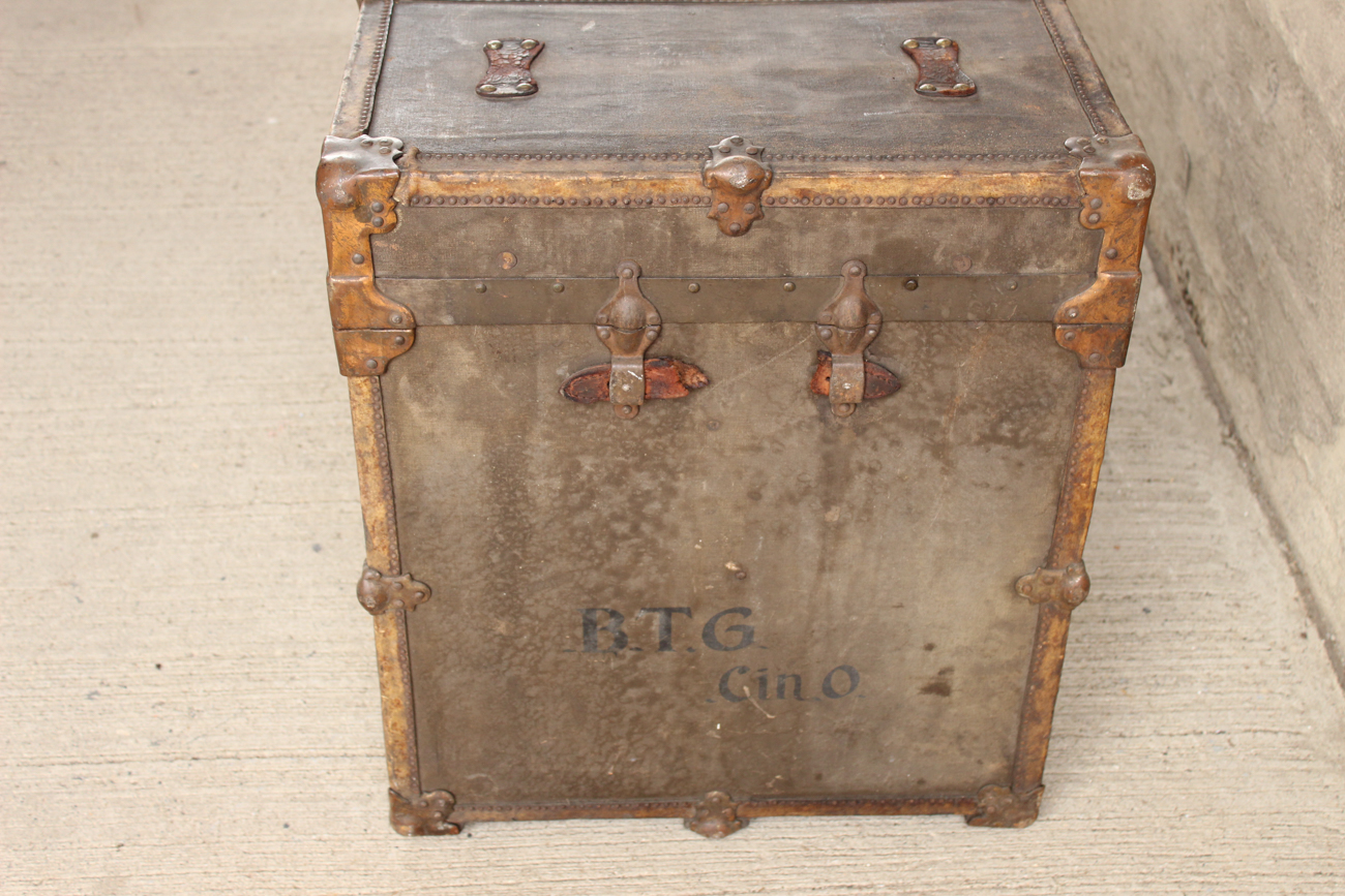 Antique Steamer Trunk by Henry Likly and Company