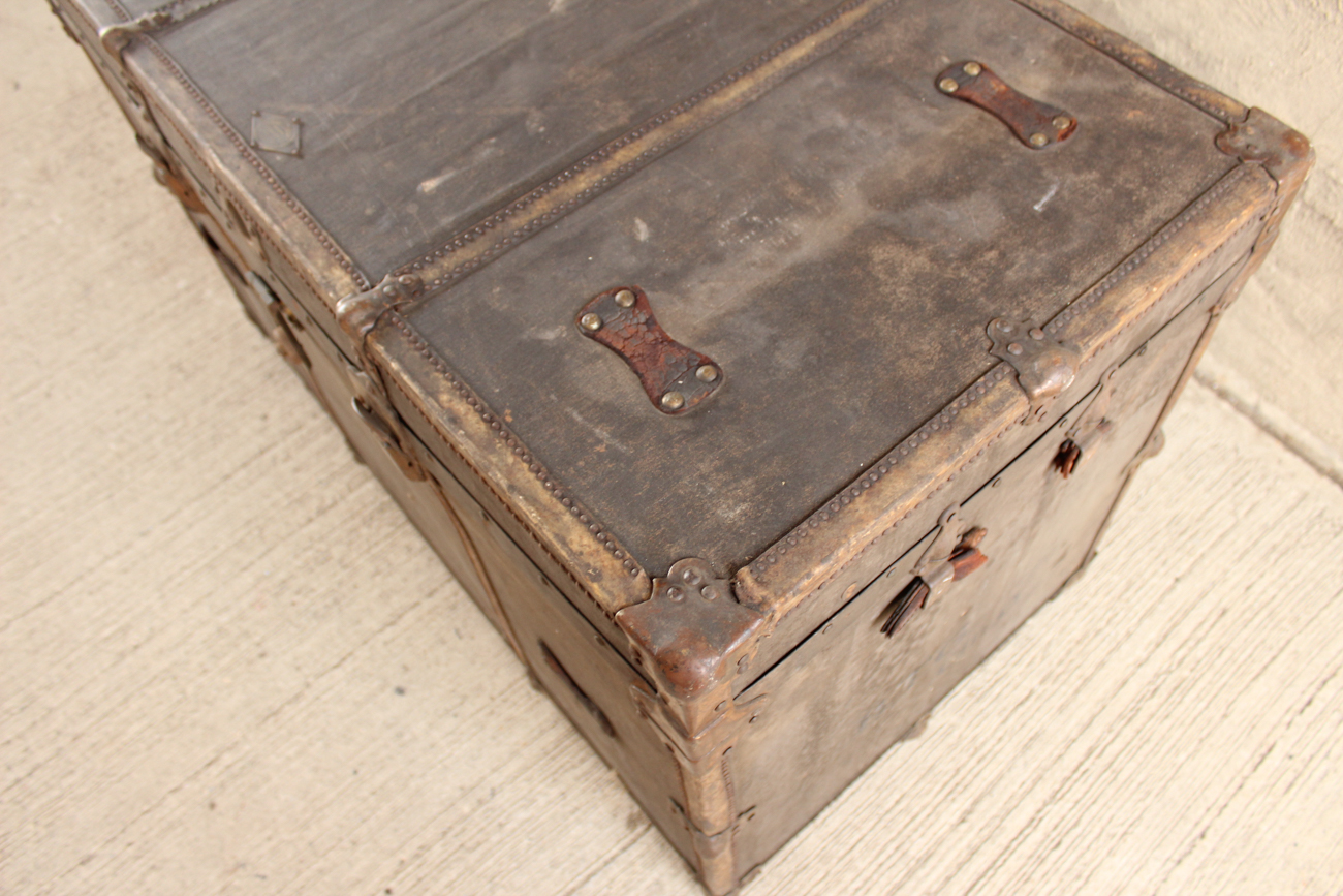 Antique Steamer Trunk by Henry Likly and Company