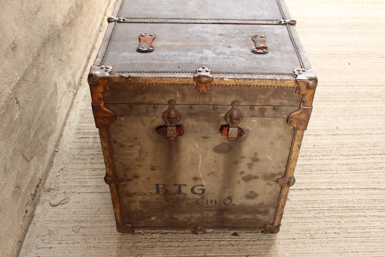Antique Steamer Trunk by Henry Likly and Company