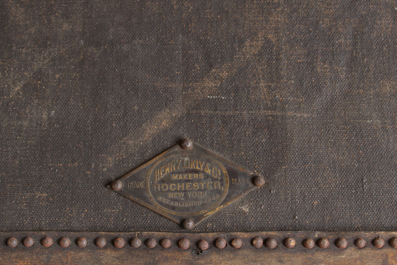 Antique Steamer Trunk by Henry Likly and Company