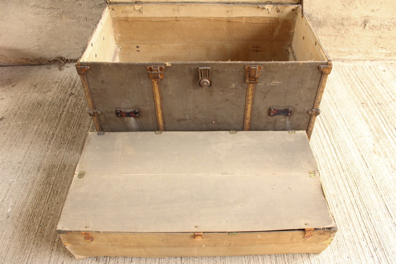 Antique Steamer Trunk by Henry Likly and Company