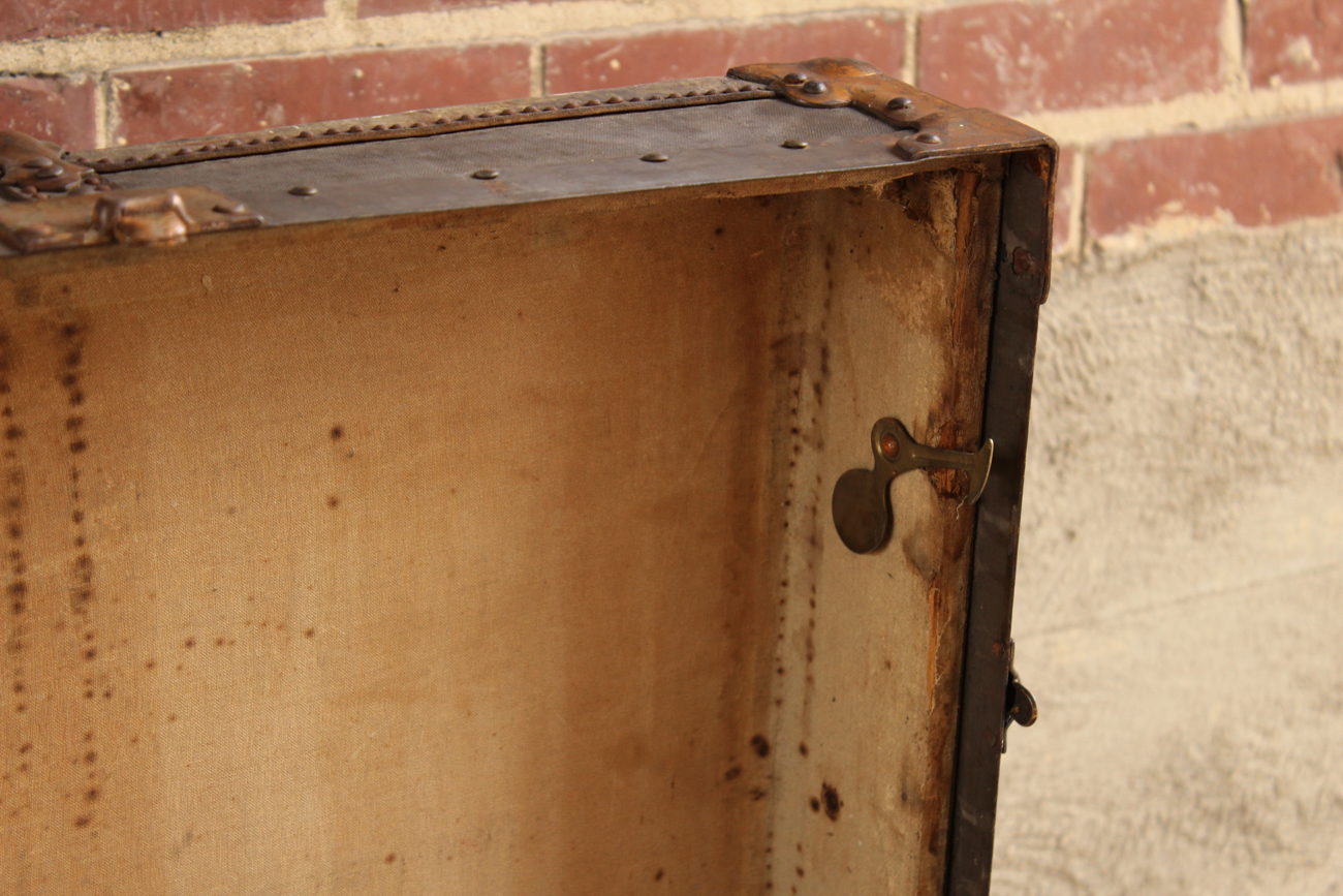 Antique Steamer Trunk by Henry Likly and Company
