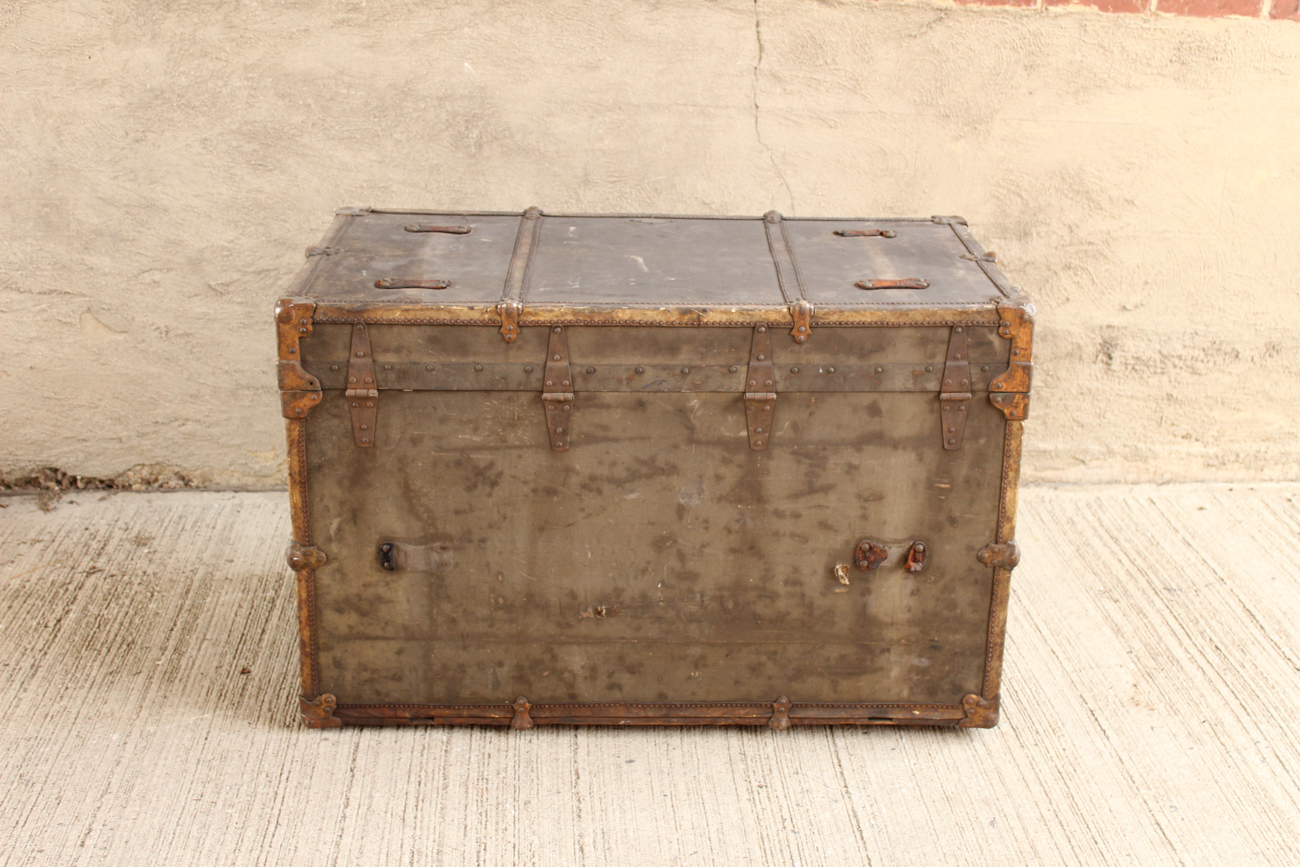 Antique Steamer Trunk by Henry Likly and Company