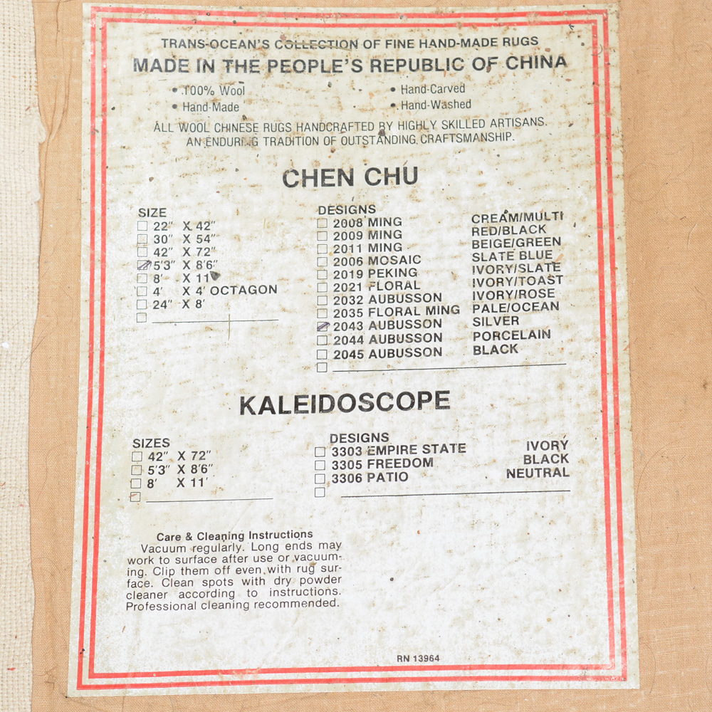 Handmade Chen Chu Area Rug