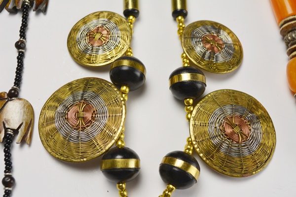 Collection of Four Ethnic-Inspired Necklaces