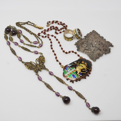 Glass Bead Necklaces and Other Costume Jewelry