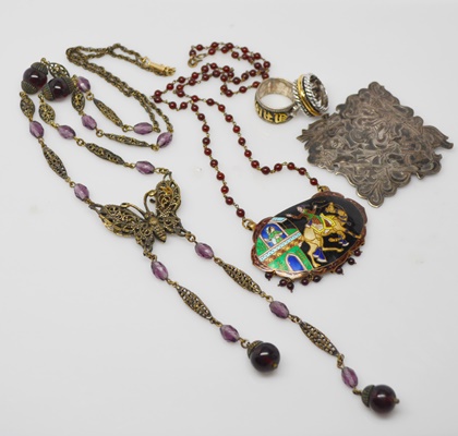 Glass Bead Necklaces and Other Costume Jewelry