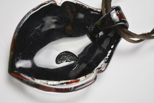 Murano Glass Pendant Necklace With Costume Pendant Necklace and Bracelet