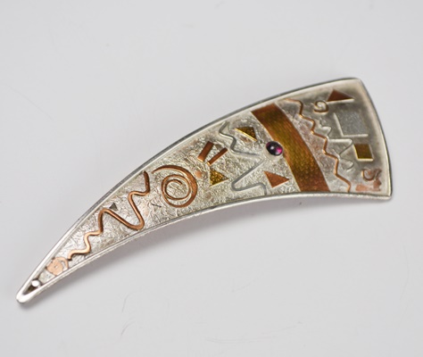 Art Glass Pins and Costume Jewelry