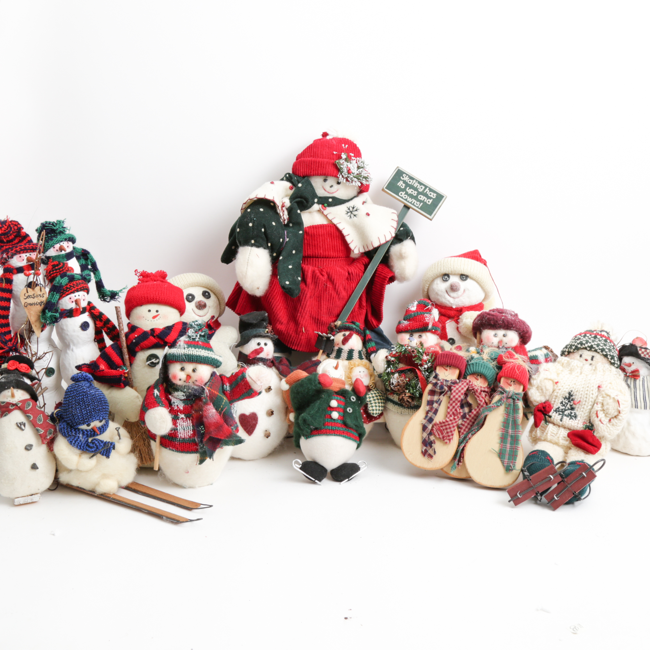 Generous Collection of Snowman-Themed Christmas Decor