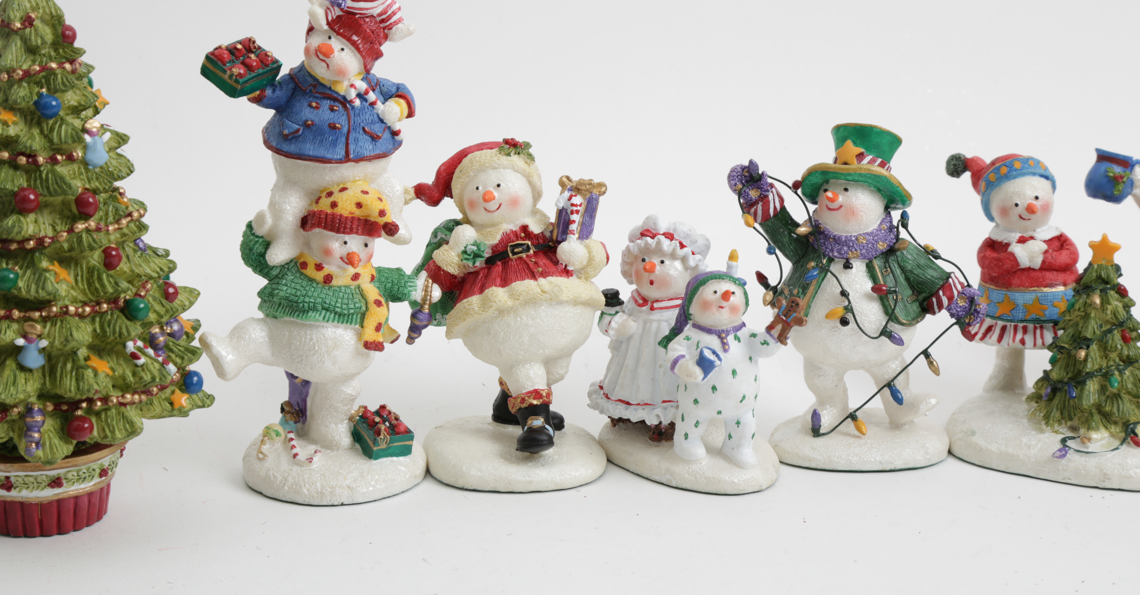 Set of Ingrid's Wintree Christmas Eve Figurines