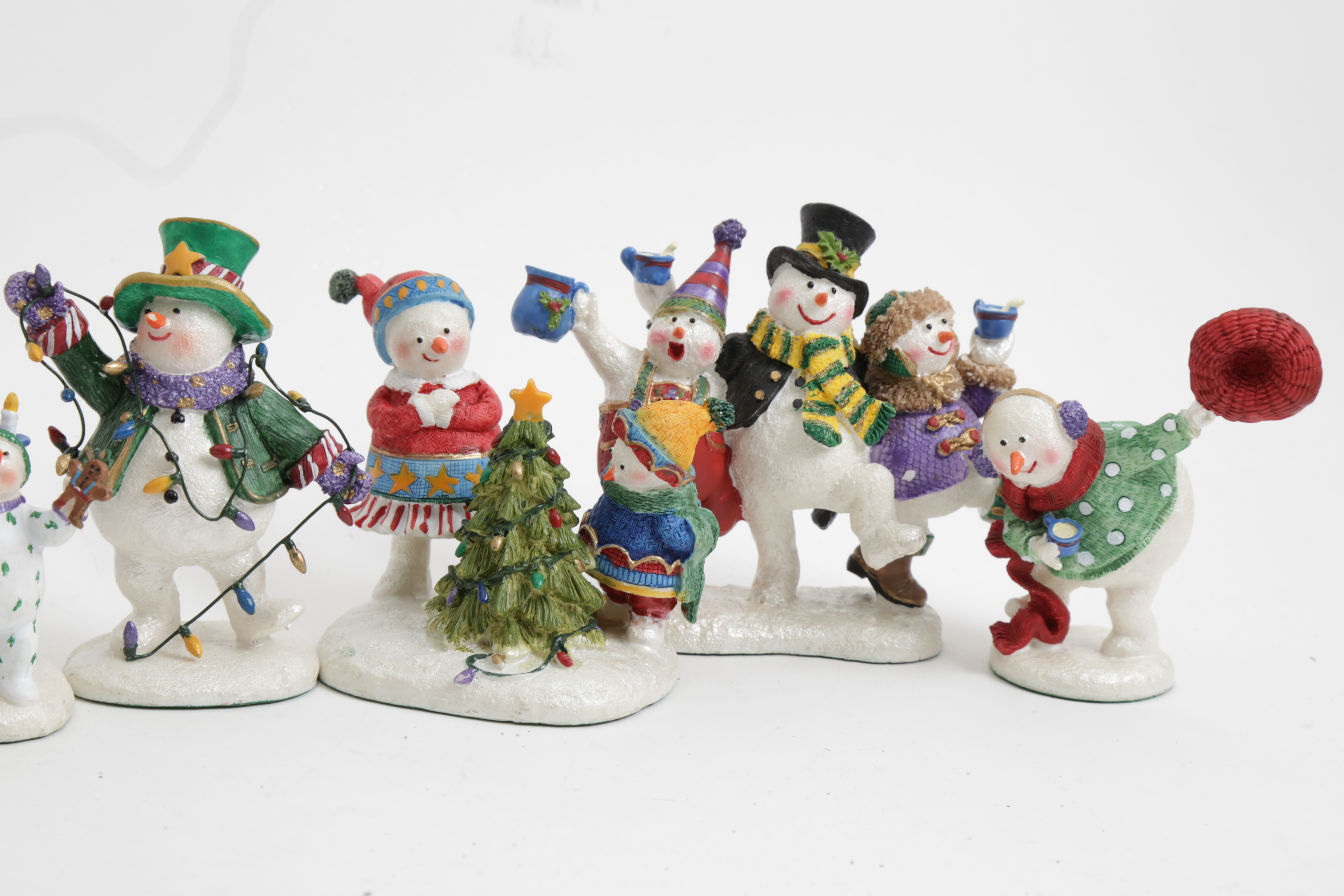 Set of Ingrid's Wintree Christmas Eve Figurines