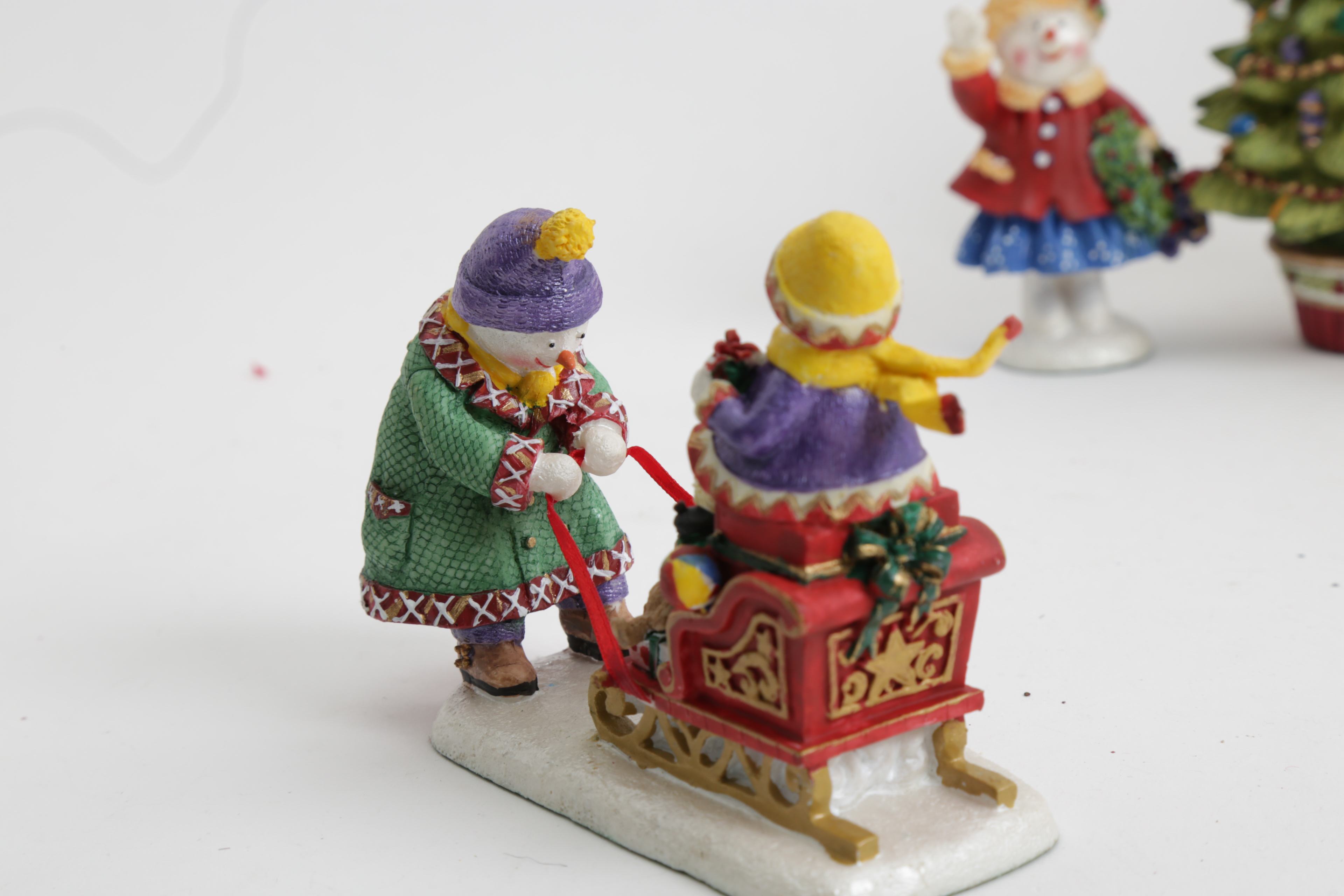 Set of Ingrid's Wintree Christmas Eve Figurines