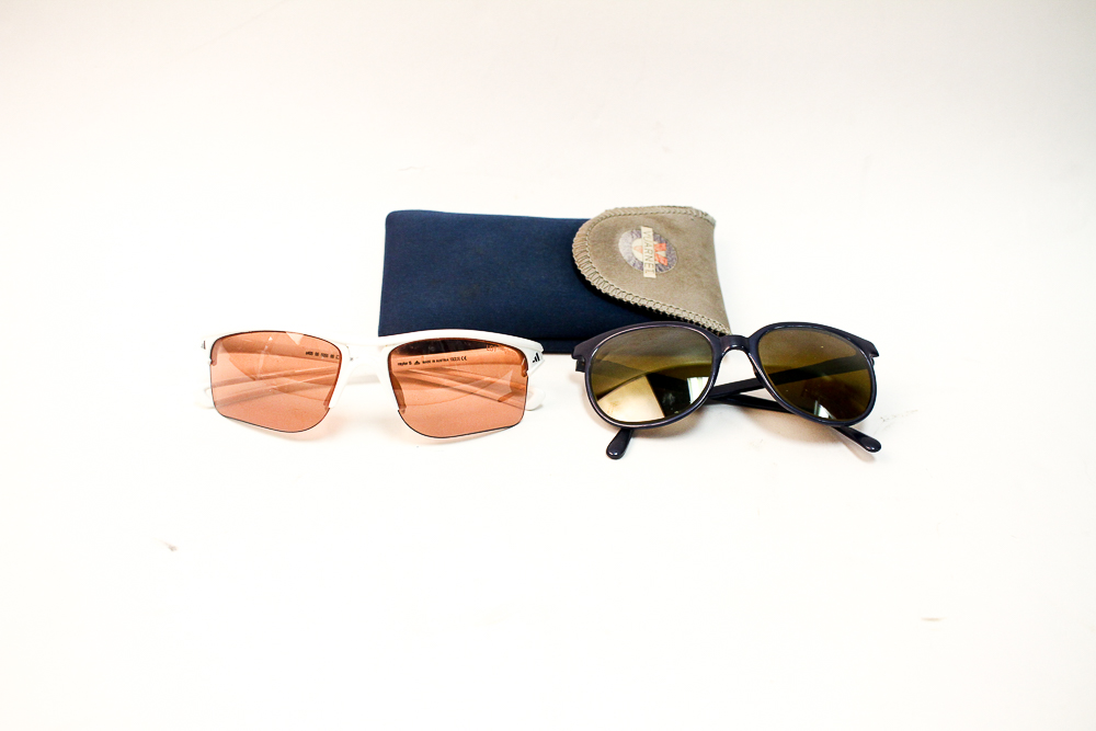 1980s Vuranet Brevete and Adidas Raylor S Sunglasses