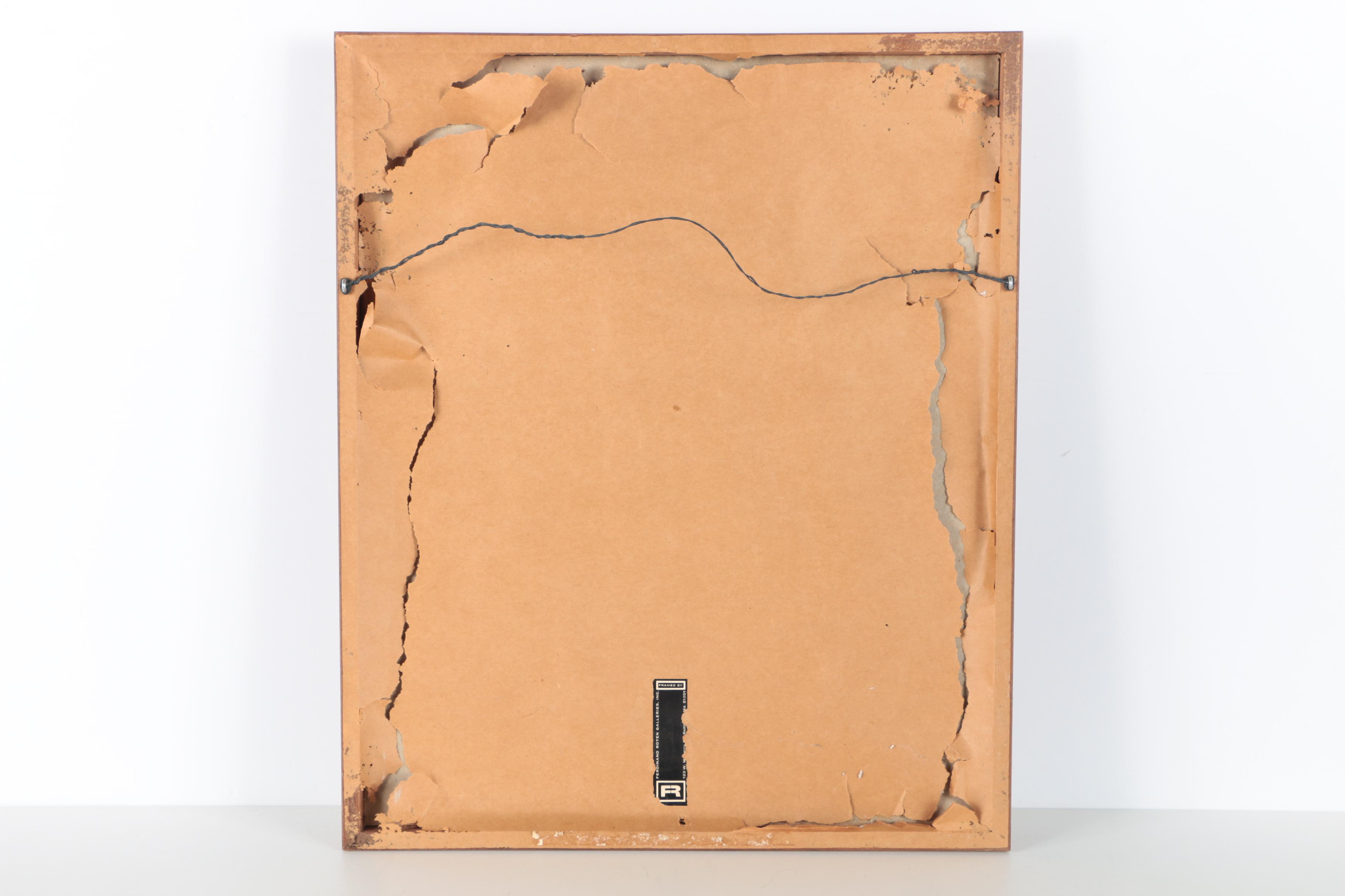 Bruce Carter Limited Edition Woodblock Print "The Sketchbook"