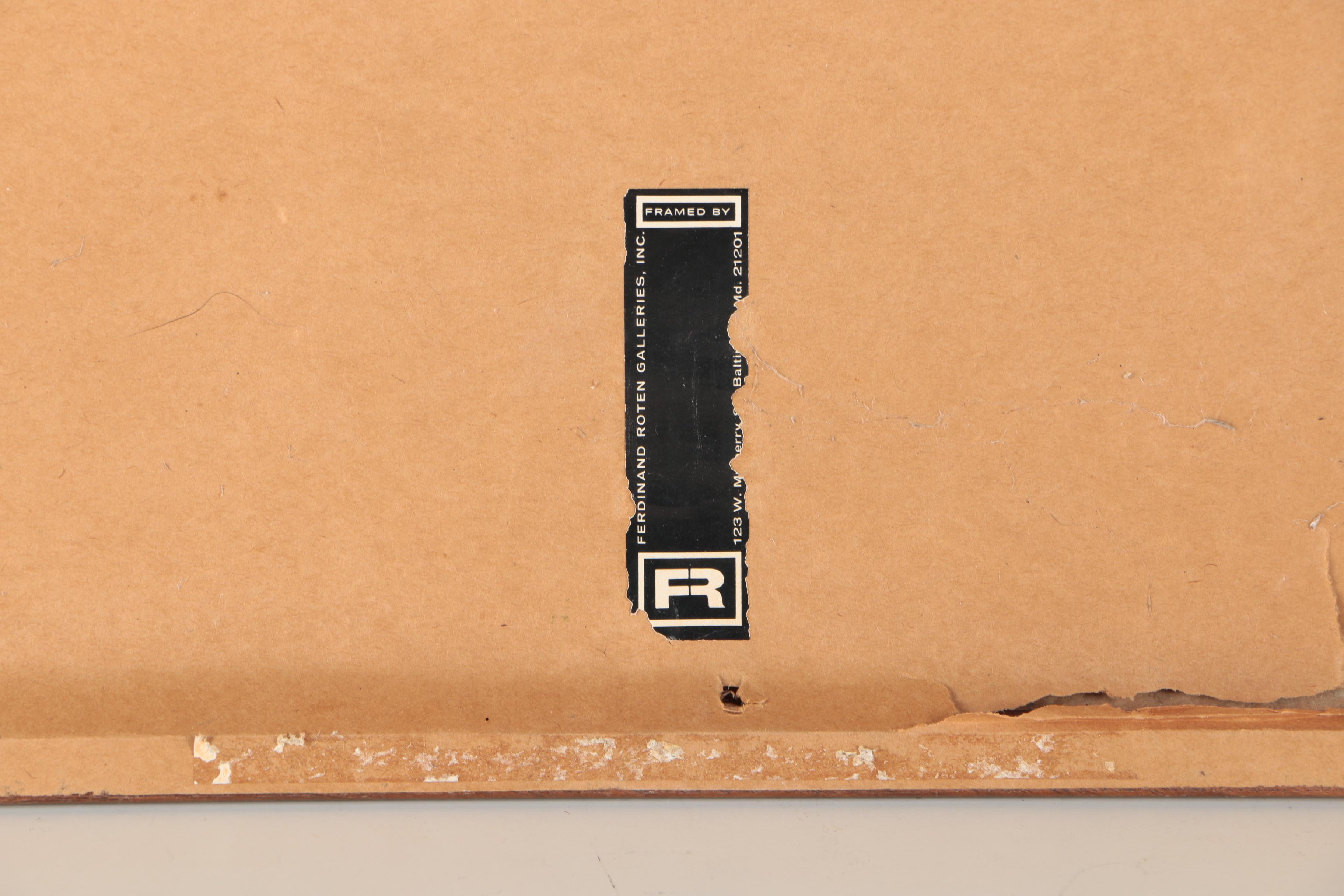 Bruce Carter Limited Edition Woodblock Print "The Sketchbook"