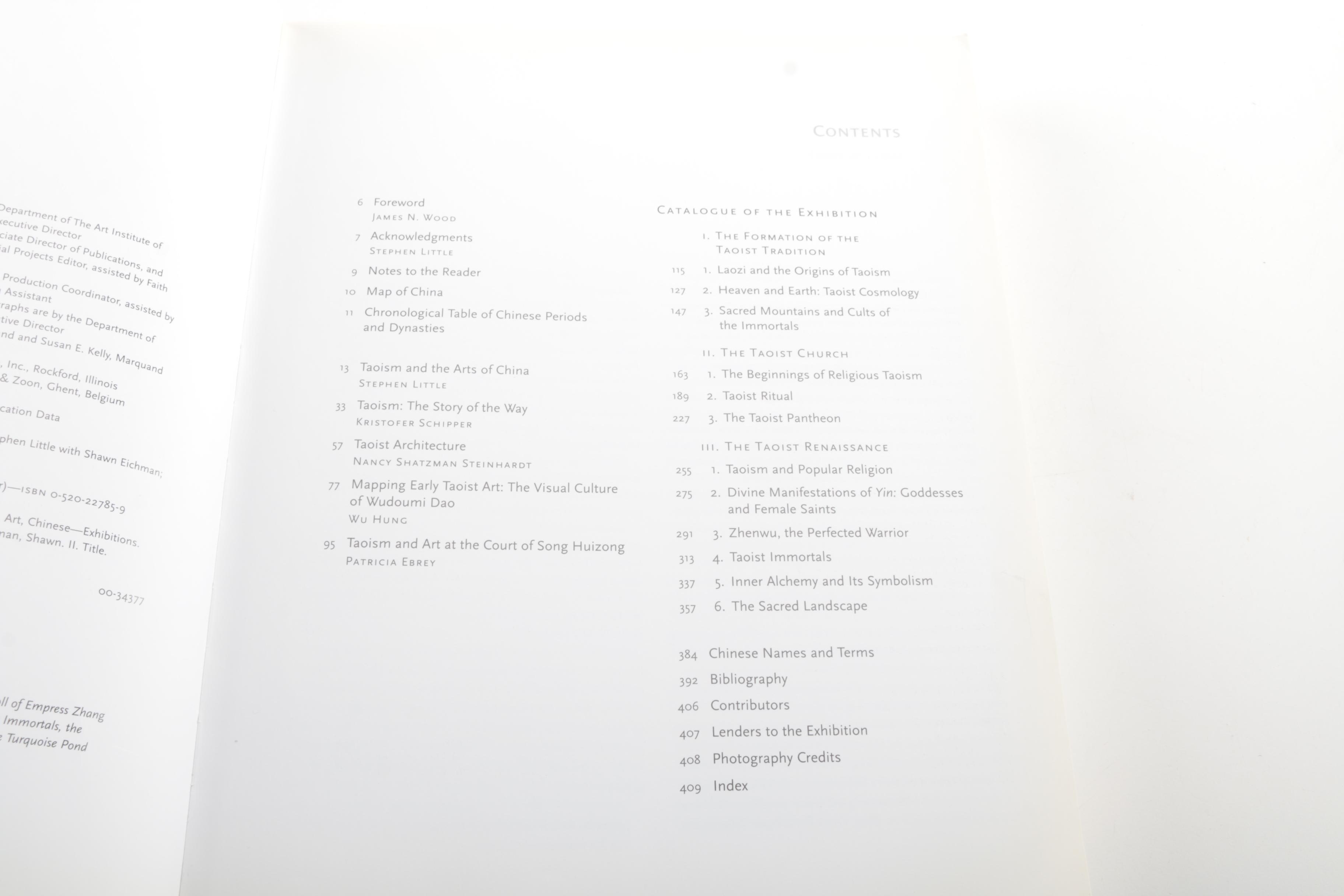 2000 First Edition "Taoism and the Art of China" by Stephen Little and Shawn Eichman