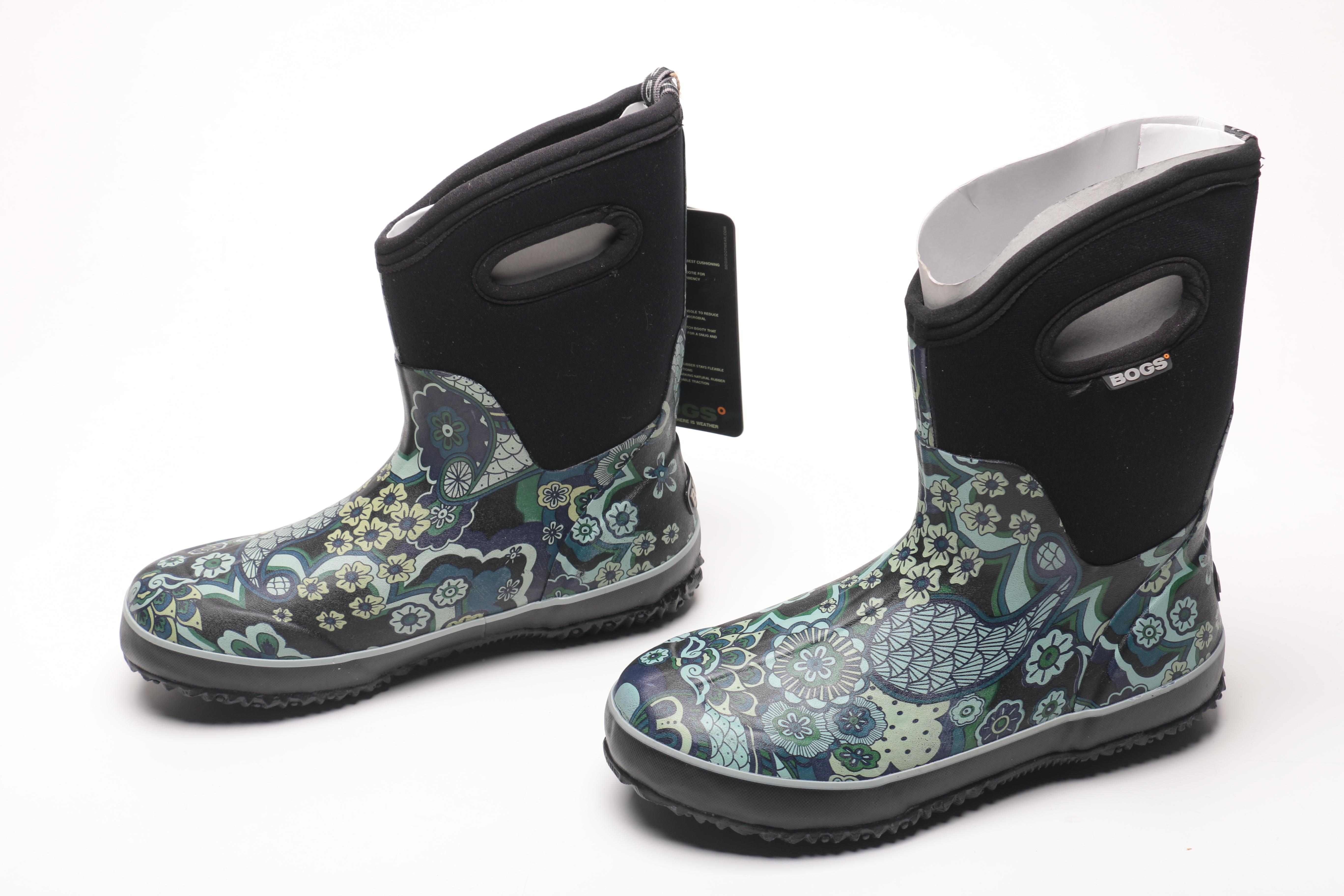 Bogs Classic Mid Paisley Waterproof Boots