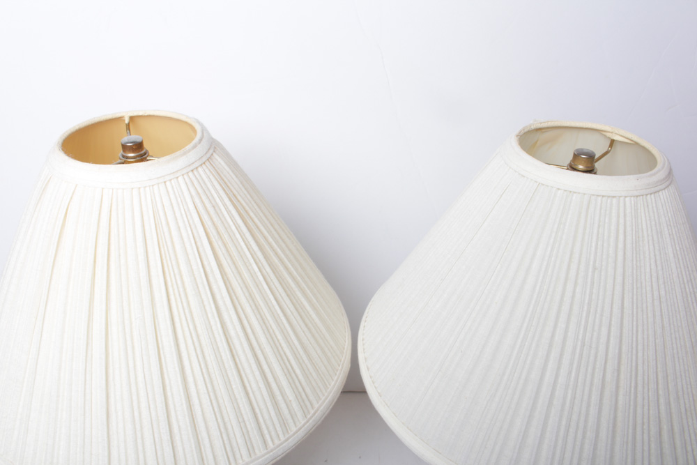 Ceramic Lamp Pair