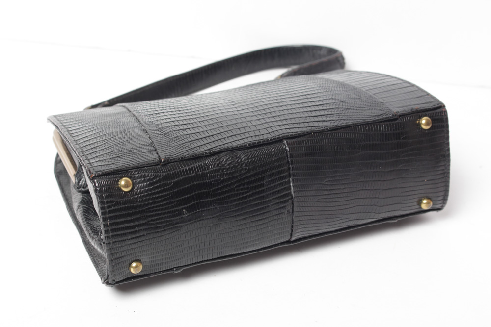 Alligator Skin Vintage Handbag