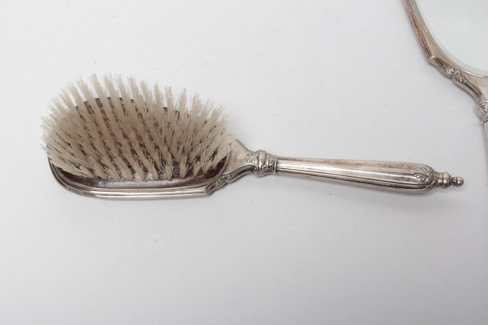 Antique Sterling Silver Vanity Dresser Set