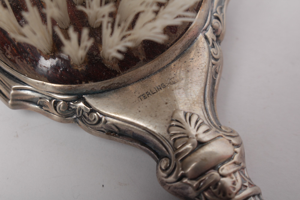 Antique Sterling Silver Vanity Dresser Set