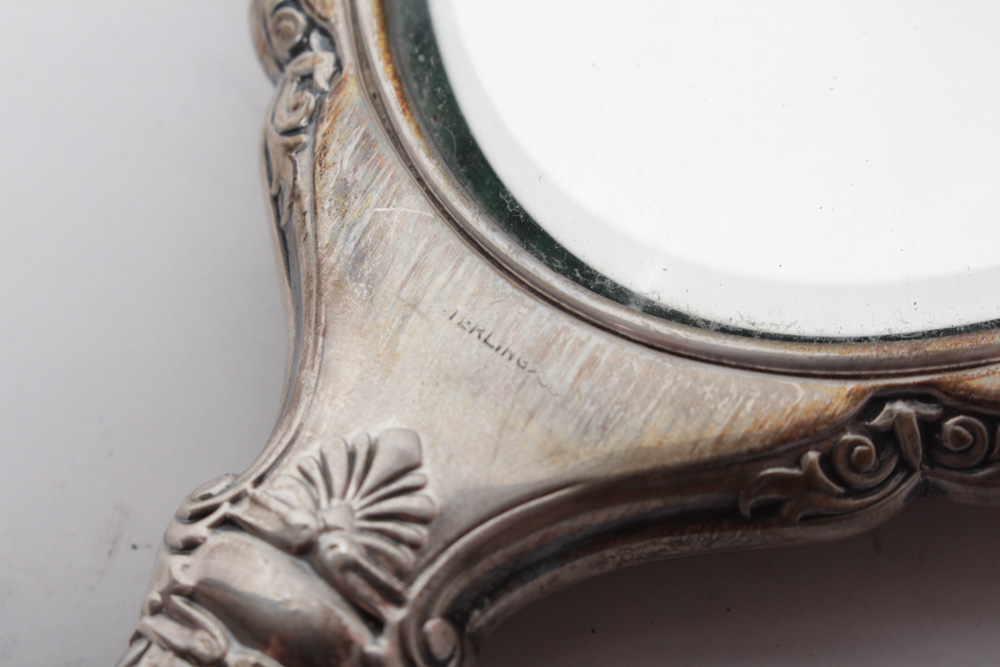 Antique Sterling Silver Vanity Dresser Set